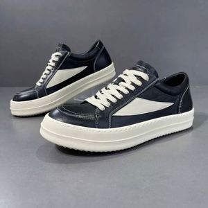 Chaussures décontractées tendance pour hommes 2025 – Baskets en cuir véritable avec doublure en coton – Nouvelle collection à la mode - Product Image 1