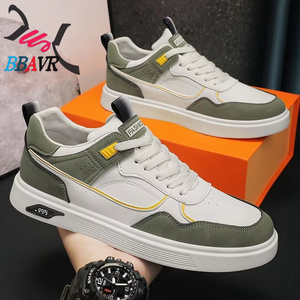 Zapatos para Hombre, Transpirables, Nuevos, de Piel, para Estudiantes, Juveniles, Versátiles, Casuales, Deportivos, a la Moda - Product Image 1