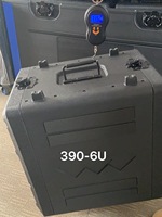2U 3U 4U 6U transportant le transport Safty DJ Bar Flight Case PE Plastic Broadcast Flight Case Shockproof Music Rack Case