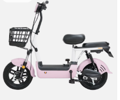 Bicicletta <span class=keywords><strong>Elettrica</strong></span> da Città 14 Pollici, Motore 350W 48V, Telaio in Acciaio, Batteria al Piombo-Acido, Scooter per Trasporto Merci, 40-60km/h - Product Image 3
