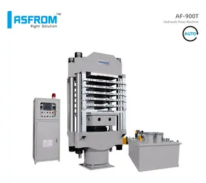 Automatische Hydraulikpresse für EVA Schaumstoff Blech Gummibogen 220 V Herstellungsanlage Werk Kernkomponenten PLC-Motor