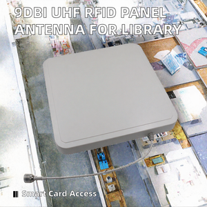Antenne panneau ABS RFID UHF 9dBi personnalisée OEM ODM, portée de lecture 10m, protocole ISO 18000-6C pour la gestion intelligente des bibliothèques et des armoires - Product Image 2