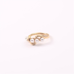 Anillos de Perlas al por Mayor, Joyería para Mujer, Anillo de Perlas de Agua Dulce en Acero Inoxidable - Product Image 2