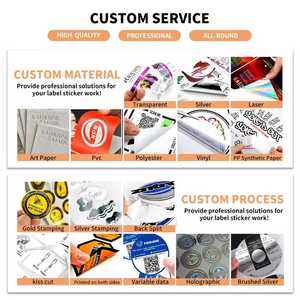 Adesivi Personalizzati Fustellati su Foglio, Etichette Adesive per Imballaggi, Adesivi Impermeabili con Stampa CMYK/ del Marchio - Product Image 4