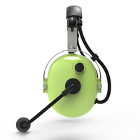 Casque intelligent d'aviation à réduction de bruit 25 dB, connectivité sans fil full duplex longue portée, batterie Li-ion remplaçable de 12 à 18 heures