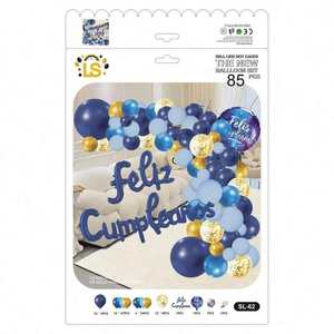 Ballons décoratifs ronds en latex métallique, 85 pièces, décorations de fête d'anniversaire pour enfants - Product Image 5
