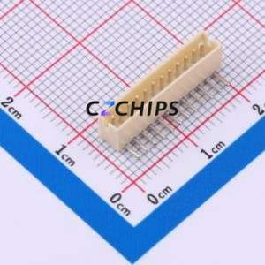 HCZZ0002-12 Wire-to-Board Pin Header Bent Lead Through Hole,P=1.5mm Connector 1x12P 1.5mm Right Angle Insert ZH - Product Image 1