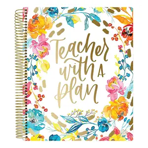 Özel tasarım Spiral planlayıcısı iş gündem güncel olmayan akademik yıl öğretmen öğretim planı kitap planlayıcısı günlük gündem dergisi