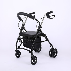 Buen precio multifuncional Rollator Walker con freno de mano y cesta para ancianos - Product Image 6