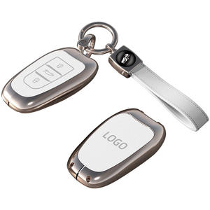 Étui de protection pour clé de voiture en cuir, métal et alliage de zinc pour <span class=keywords><strong>RCZ</strong></span> 301 308 408 5008 - Product Image 5