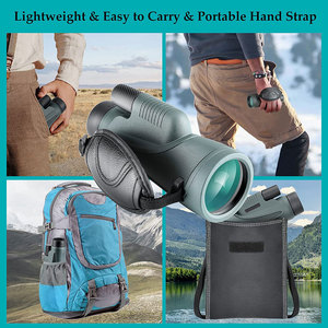 Suncore-telescopio Monocular 12x56 HD con adaptador para teléfono inteligente, trípode mejorado, correa de mano - Product Image 6