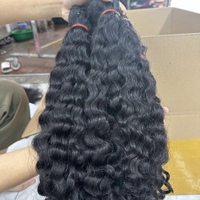 Extensions de cheveux humains bruts birmans bouclés, tissages ondulés naturels, extensions de cheveux cambodgiens pleine longueur, cuticules alignées, vente en gros