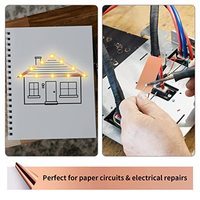 Nouvelle Arrivée Ruban en Cuivre Conducteur Résistant à la Chaleur avec Adhésif Acrylique Longueur 50m/110m pour Transformateurs/Produits Électriques