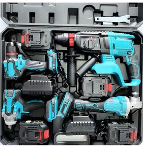 Juego de Herramientas Eléctricas de Litio, Taladro Angular de Impacto, Llave Electromecánica, Cuatro Piezas, 2 Taladros Inalámbricos Universales - Product Image 3