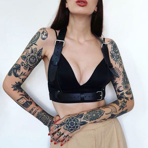 Body Stocking Sexy Harnais Bdsm Sous-vêtements pour Femmes Ceinture d'épée Bondage Lingerie Érotique Jarretière de <span class=keywords><strong>Mariage</strong></span> Suspendeur Gothique Sex Toy - Product Image 2