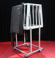 Équipement de Spectacle DESALEN Spectacle de Magie Illusion de Cage de Feu Accessoire de Spectacle Une Personne Apparaissant de l'Intérieur d'une Cage de Feu