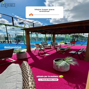 Pista de Pádel de Lujo APEX Resort, Pista de Pádel Panorámica de Acero para Exteriores, Resistente, para Hoteles y Villas Vacacionales - Product Image 5