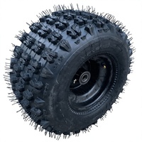 Pneus et roues pneumatiques en caoutchouc de haute qualité 18x9.50-8 pour ATV/UTV, sans chambre à air, avec roulement à billes pour voiturette de golf