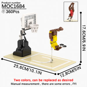 ชุดของเล่นกีฬาบาสเก็ตบอลกีฬารูปดาวสุดสร้างสรรค์แบบ DIY สามารถใช้งานร่วมกับแบร<span class=keywords><strong>น</strong></span>ด์ใหญ่ๆได้ - Product Image 6