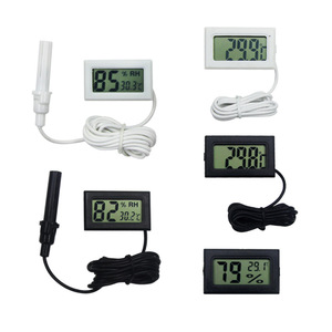 Điện tử hồ cá nhiệt độ nước Tester nhúng lồng ấp phòng Nhiệt kế Tủ đông mini LCD ẩm kế - Product Image 4