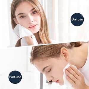 Multi-portable Face Towel Cotton Tissues Makeup Removing Chemical Free Face Towel Soft Unscented <strong>Lint</strong> Free Facial Disposable 50 - Product Image 2