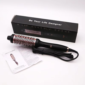 Rizador de <span class=keywords><strong>Pelo</strong></span> Giratorio de Alta Calidad 2026 con Pantalla LCD, Cepillo Térmico Portátil Profesional para Salón - Product Image 3