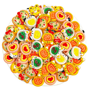 Dibujos animados miniatura comida Artificial juguete resina mixta accesorios pegamento hecho a mano DIY joyería Mini refrigerador diamantes de imitación - Product Image 5