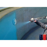 20 ans de revêtement de peinture imperméable en polyurée résistant aux UV et aux intempéries pour intérieur extérieur