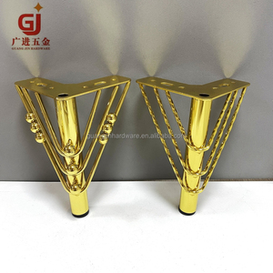 Pieds de canapé de style luxueux, accessoires de quincaillerie dorés pour tables de salle à manger/cuisine, chaises, armoires - Fer - Product Image 6