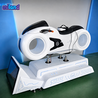 Simulador de Conducción de Motocicletas VR, Máquina de Juego de Carreras Dinámica para Parques de Atracciones, Centros Comerciales y Entretenimiento en Salas de Juegos