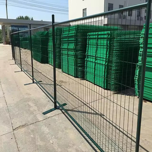 Barriera temporanea di controllo della folla del pannello impermeabile portatile Standard del recinto di sicurezza di evento del Canada per la recinzione sostenibile del sito - Product Image 1