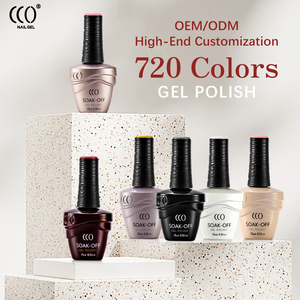 CCOプロフェッショナルサロンネイルズ 15ml HEMAフリー UVソークオフジェルネイルポリッシュ CPNP認証済み アートプライベートラベル対応 - Product Image 1
