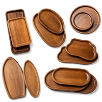 Palette en bois GatherWroks pour bureau domestique, plateau de rangement pour fruits et thés, palette en bois pour fruits et en-cas
