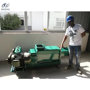 Low price 10tph palm oil extraction machine double screw method palm fruit thresher palm nut fiber and cake use for fuel Ghana