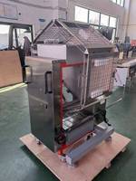 Rôtissoire verticale automatique universelle pour poulet entier bbq à usage commercial français