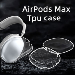 Étui souple transparent pour amoureux de Couple de luxe pour casque AirPods Max étui à la mode de Style lanière mignon - Product Image 5