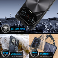 Fossibot F114 Nouveau Téléphone Robuste Android Original 6,67 Pouces 5000 mAh Charge Rapide 18W Étanche IP68 IP69K Smartphone Mobile
