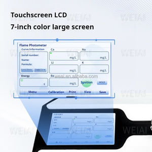 Espectrômetro de Metal com Tela Sensível ao Toque WEIAI FP6450 Espectrofotômetro Laboratorial para Alimentos Solo Fertilizante Cimento K Na Li <span class=keywords><strong>Ca</strong></span> Ba Fotômetro de Chama - Product Image 5