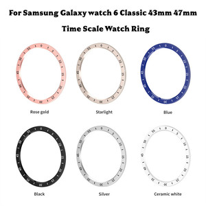 Accesorios para Smartwatch: Anillo de PC con Escala de Tiempo para Samsung Galaxy Watch 6 Classic 43mm / 47mm - Product Image 4