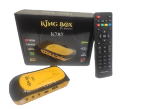 Hot bán Set Top Box kingbox k787 DVB-S2 thu vệ tinh H.265 với mãi mãi <span class=keywords><strong>iks</strong></span> và Apollo kênh <span class=keywords><strong>HD</strong></span> hỗ trợ USB Wifi - Product Image 2