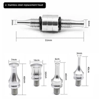 34 pièces en alliage de titane magnétique Kit d'outils de débosselage de voiture outil de levage marteau à percussion pour tôle non peinte pour PDR outil Vehi