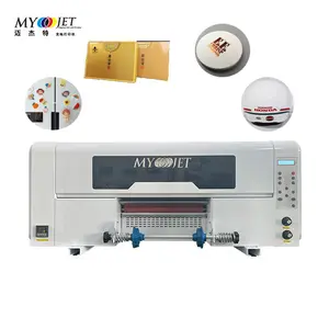 Inkjet 35cm A3 Roll Gold Silver Foil Ab Film Uv Printing Machine Dtf Bottle Cup Wrap Sticker Printer With Laminator