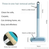 Brosse d'épilation multifonctionnelle 3 en 1 pour canapé, tapis, chat, griffoir Postand Pet Furniture Pet Hair Cleaning Brush