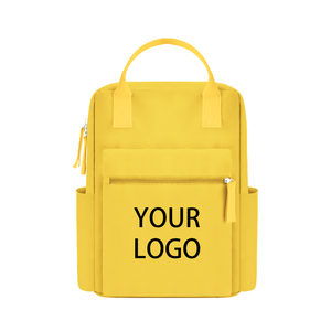 Function Vintage <b>Backpack</b> <b>Backpack</b> School Bags Soft Fabric <b>Simple</b> Fashion Women Polyester Unisex Plain - Product Image 1