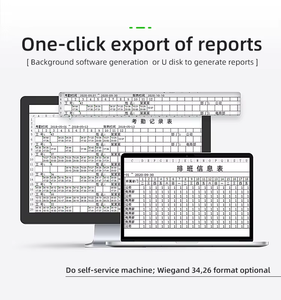 Đám mây dựa trên web tcpip sinh trắc học tham dự Máy đọc dấu vân tay nhân viên thời gian đăng ký máy - Product Image 5