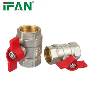 IFAN可靠供应商黄铜阀门滚珠螺纹连接黄铜水阀定制球阀