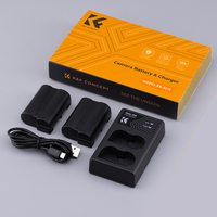 Batterie et chargeur d'appareil photo rechargeables haute capacité K&F Concept EN-EL15 pour Nikon Z6, Z7, D780, D850, batteries d'appareil photo numérique