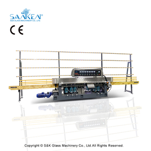 เครื่องขัดขอบกระจกอัตโนมัติ SKE-9 แบบ 9 แกนหมุน สำหรับกระจกแบนและกระจกขัดเงาสำหรับกระจกเงาและกระจกเฟอร์นิเจอร์ - Product Image 1