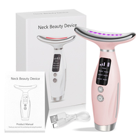 Appareil de massage électrique vibrant pour le visage et le cou, anti-rides, nettoyant et liftant, pour une peau rajeunie à domicile