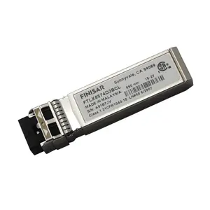 Finisar seconda mano FTLX8574D3BCL ottico SFP ricetrasmettitore 10G 850nm <span class=keywords><strong>400m</strong></span> MMD SR LC per le telecomunicazioni in fibra ottica (3G 4G WiFi) - Product Image 1